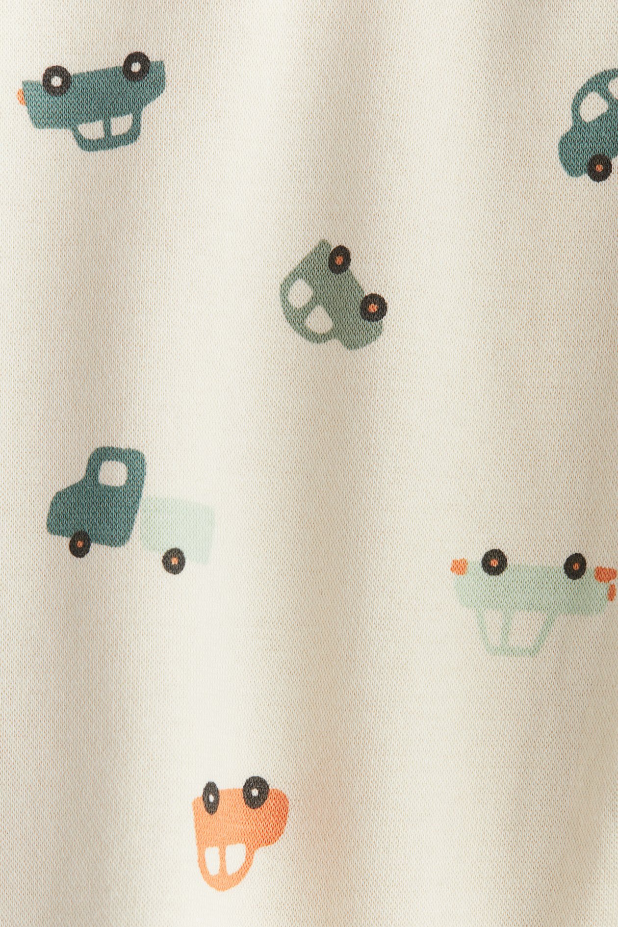 quần nỉ jogger màu vàng họa tiết ô tô H&M size 12m - 4y