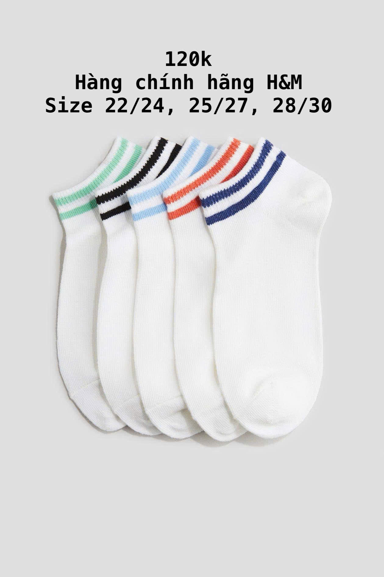 Set tất cổ sọc