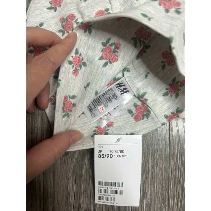 set 2 mũ ấm H&M màu hồng cho bé