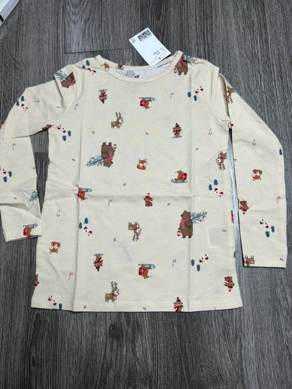 áo dài tay noen H&M bé trai