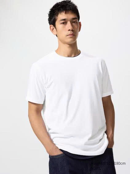 Áo thun màu trắng Uniqlo Cho Nam S-XL