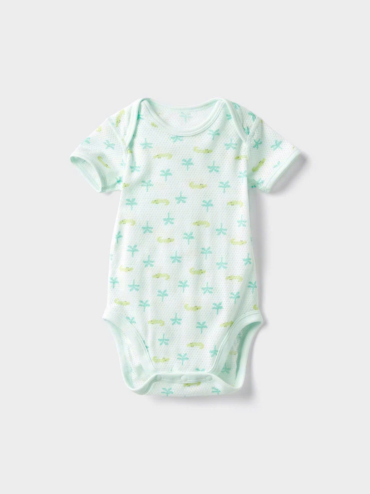 Body chip màu xanh lá Uniqlo 3-24m