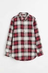 áo sơ mi kẻ sọc đỏ H&M 2y - 3y