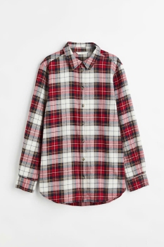 áo sơ mi kẻ sọc đỏ H&M 2y - 3y