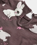 set 3 áo dài tay nâu, hồng, sọc H&M cho bé