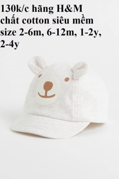 Mũ hình con gấu dễ thương lưỡi trai H&M cho bé
