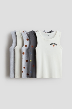 set 5 áo ba lỗ cho bé trai H&M