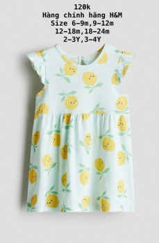 váy cánh tiên màu xanh quả chanh 6m -4y