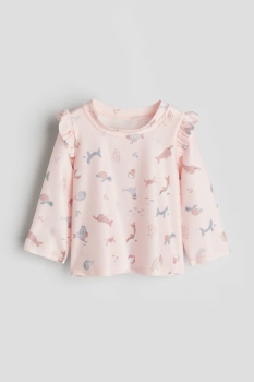 Áo bơi chống tia UV màu hồng hãng H&M cho bé