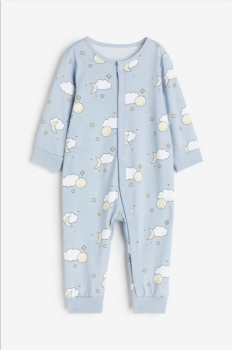 Body ngủ H&M màu xanh mây cho bé