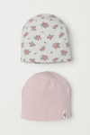 set 2 mũ ấm H&M màu hồng cho bé