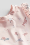 Áo bơi chống tia UV màu hồng hãng H&M cho bé