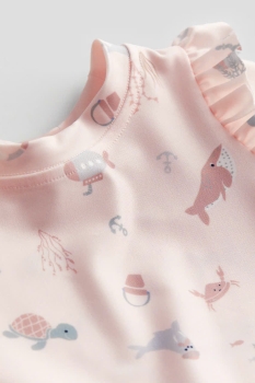 Áo bơi chống tia UV màu hồng hãng H&M cho bé
