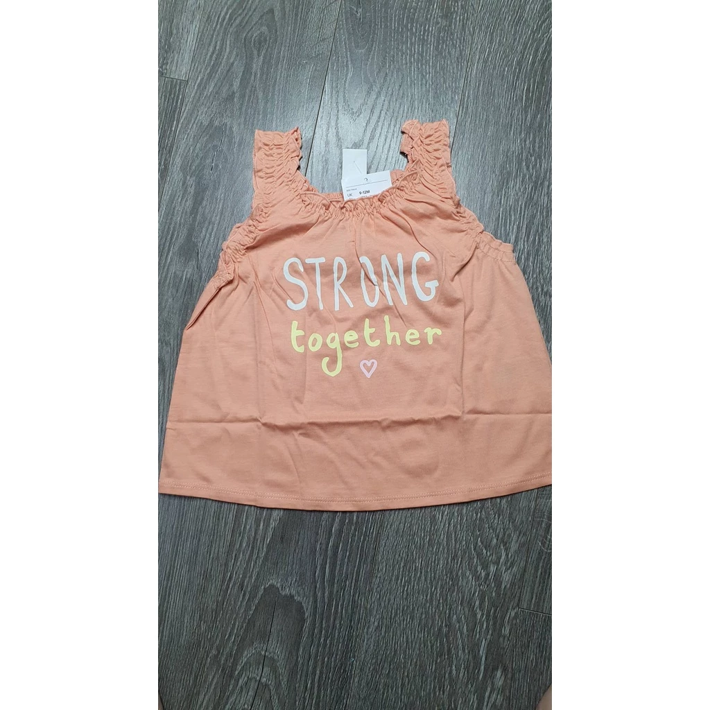 Áo thun phông CAM STRONG H&M cho bé gái