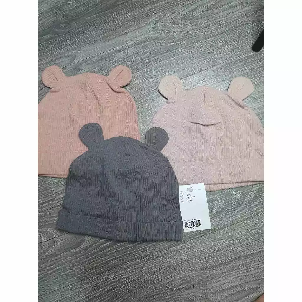 Set 3 mũ trùm đầu H&M cho bé