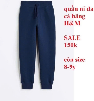 quần nỉ da cá H&M