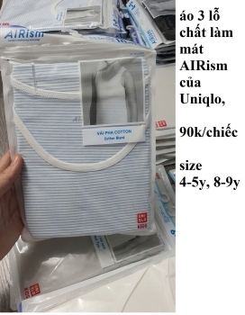 áo soc ba lỗ chất làm mát airism uniqlo