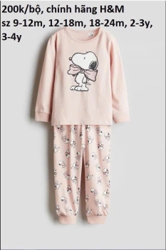 đồ bộ snoopy H&M