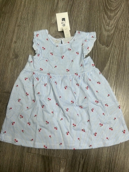 váy cánh tiên cherry xanh H&M