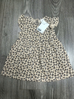 váy cánh tiên da beo H&M