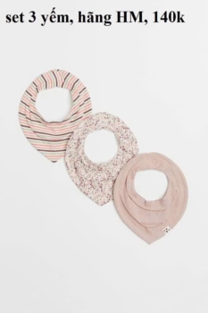 set 3 yếm hãng H&M