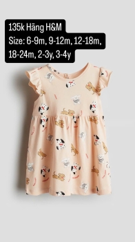 váy cánh tiên nâu H&M