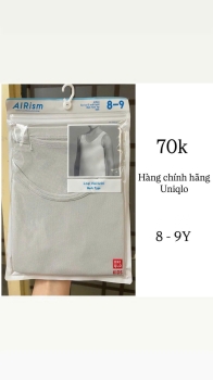 Áo ba lỗ màu ghi chất làm mát