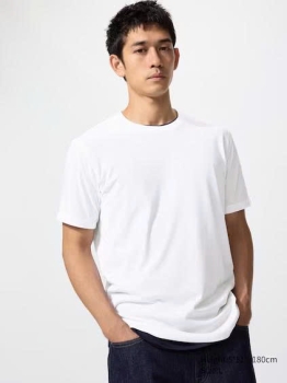 Áo thun màu trắng Uniqlo Cho Nam S-XL