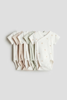 Set 5 body chip cộc tay H&M