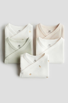 Set 5 body chip cộc tay H&M